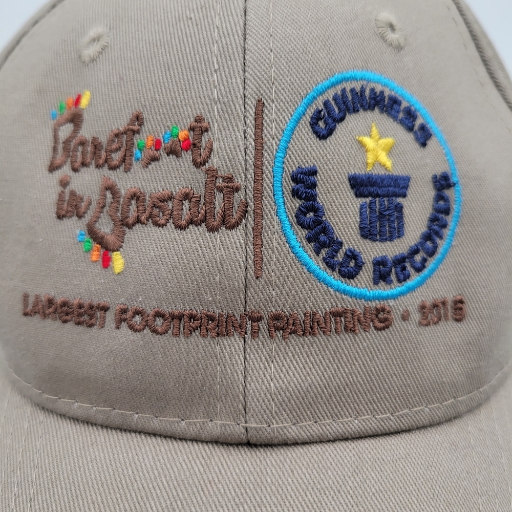 Port and Company Hat Barefoot in Basalt Guiness Book of World Records Tan - Picture 2 of 10